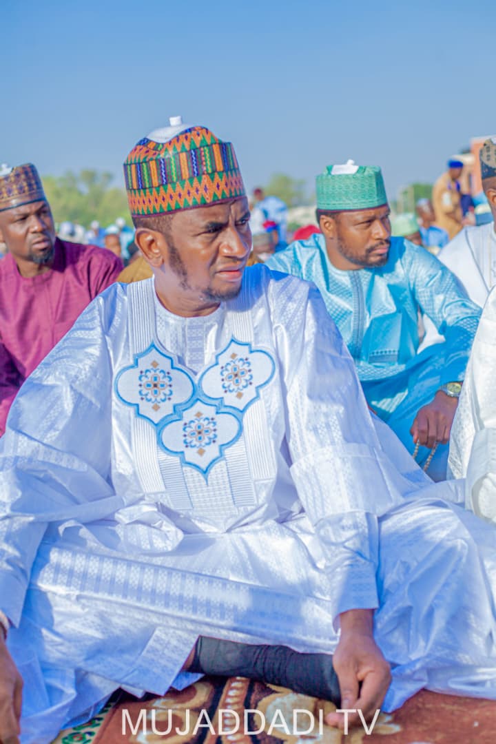 Senator Buba at a community prayer gathering