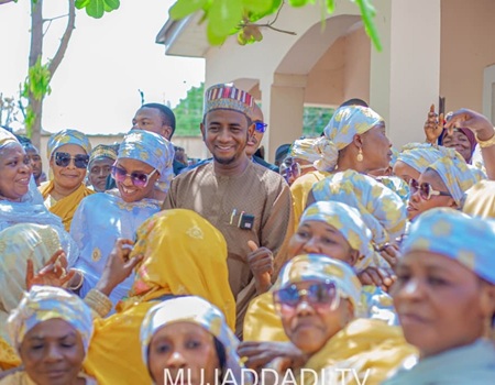 Senator Buba with a group of women supporters